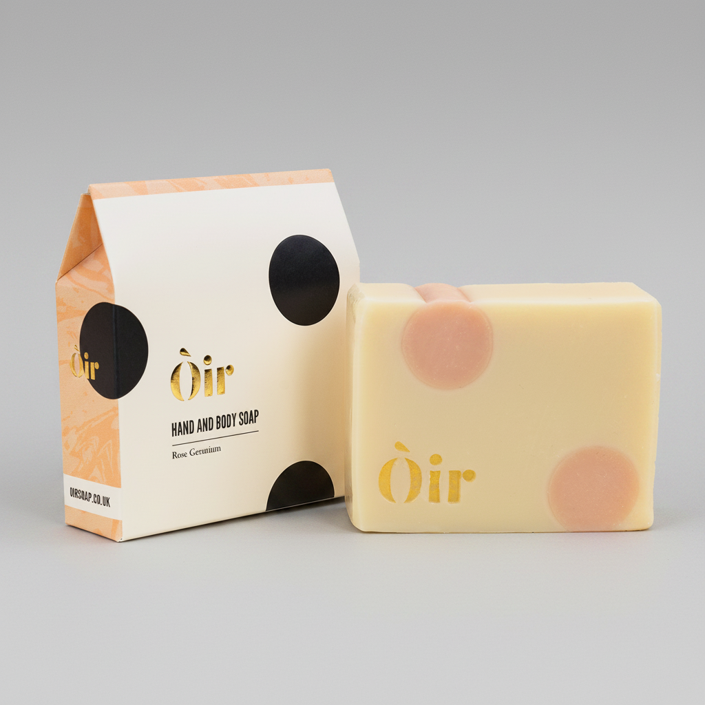 Rose geranium hand and body soap
