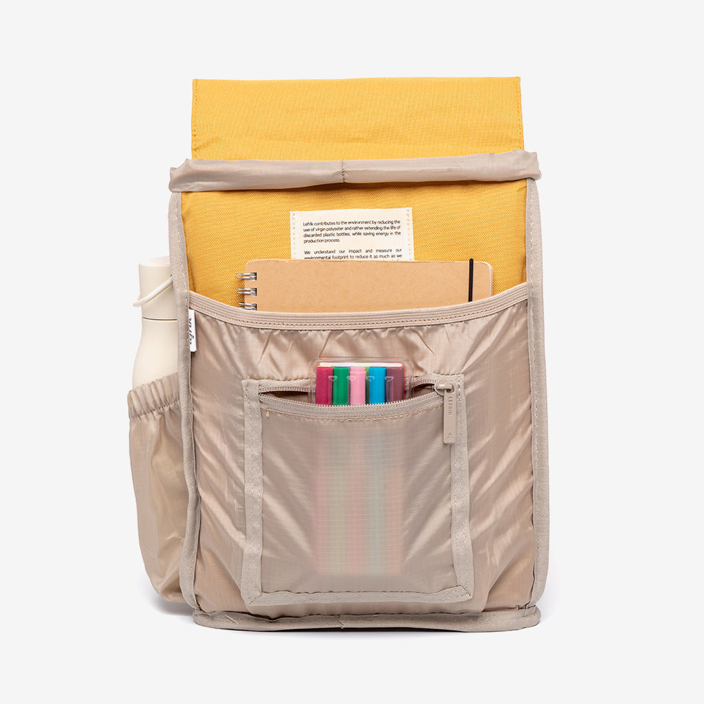 Kaut Mini Backpack in Mustard Yellow