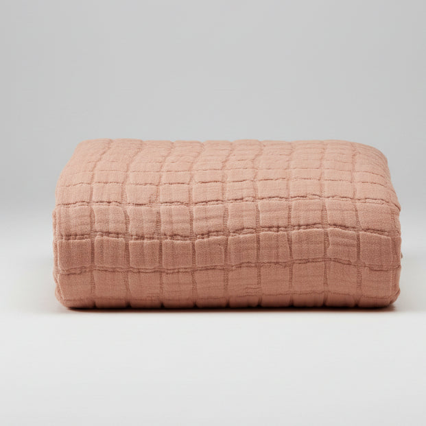 Swami Throw Blanket in Argile - 130 x 200 cm