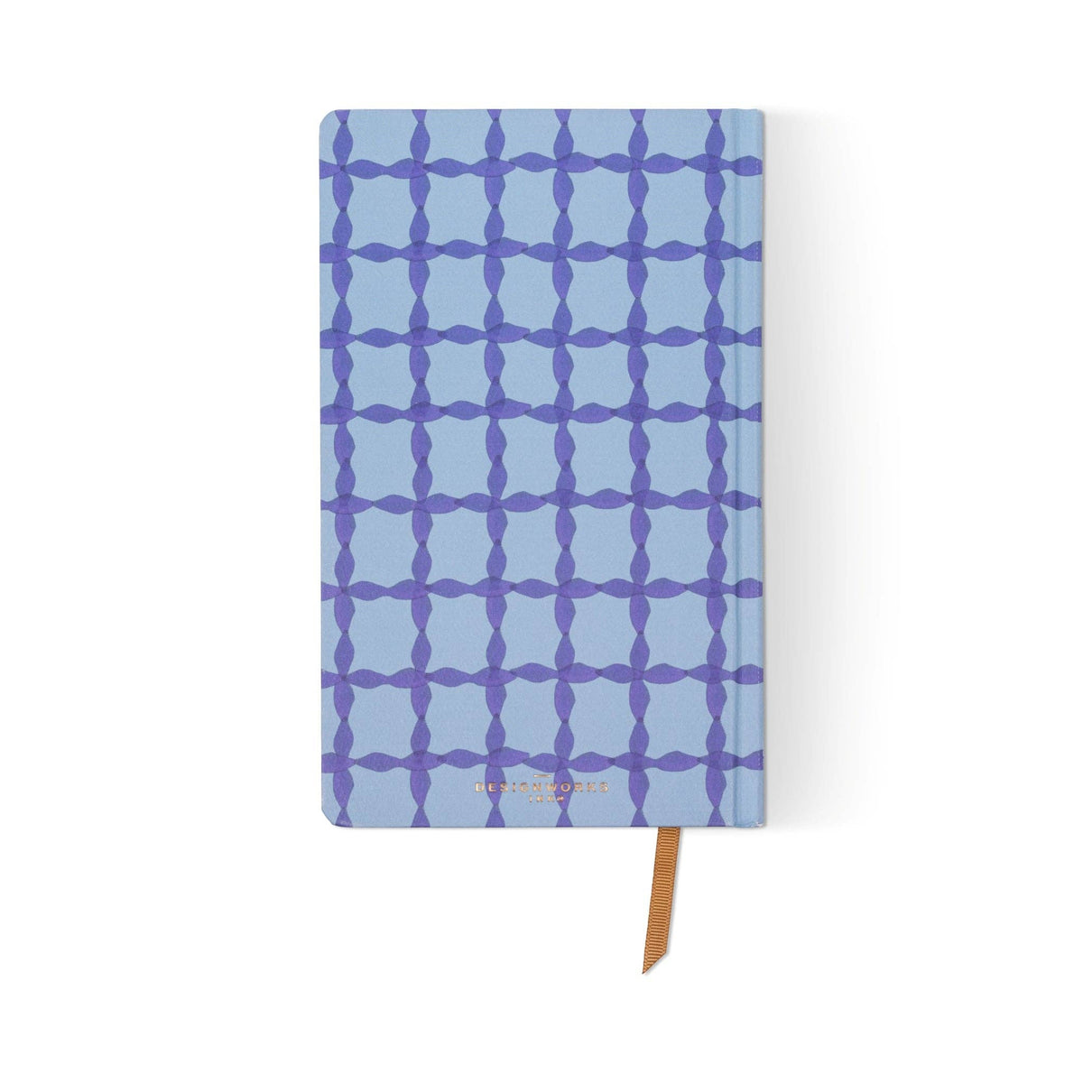DesignWorks Ink Tulip Journal - Blue Lattice