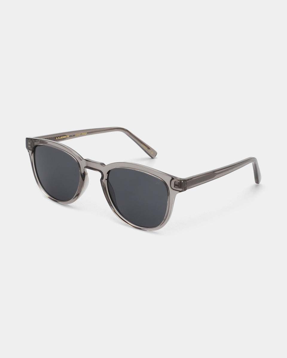 Bate Grey Transparent Sunglasses with UV400 Protection