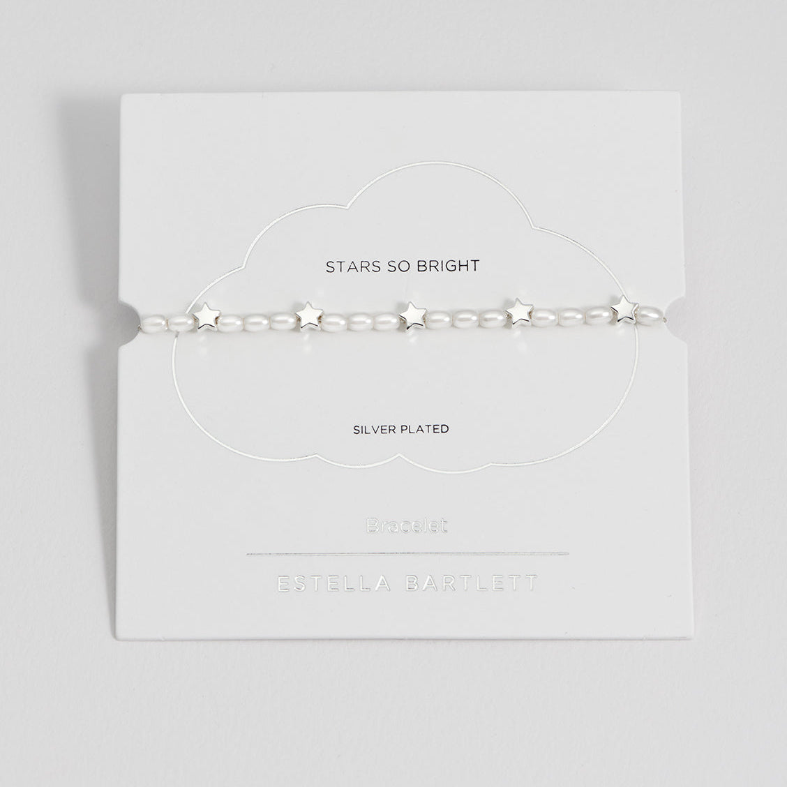 Mixed Pearl and Star Adjustable Bracelet