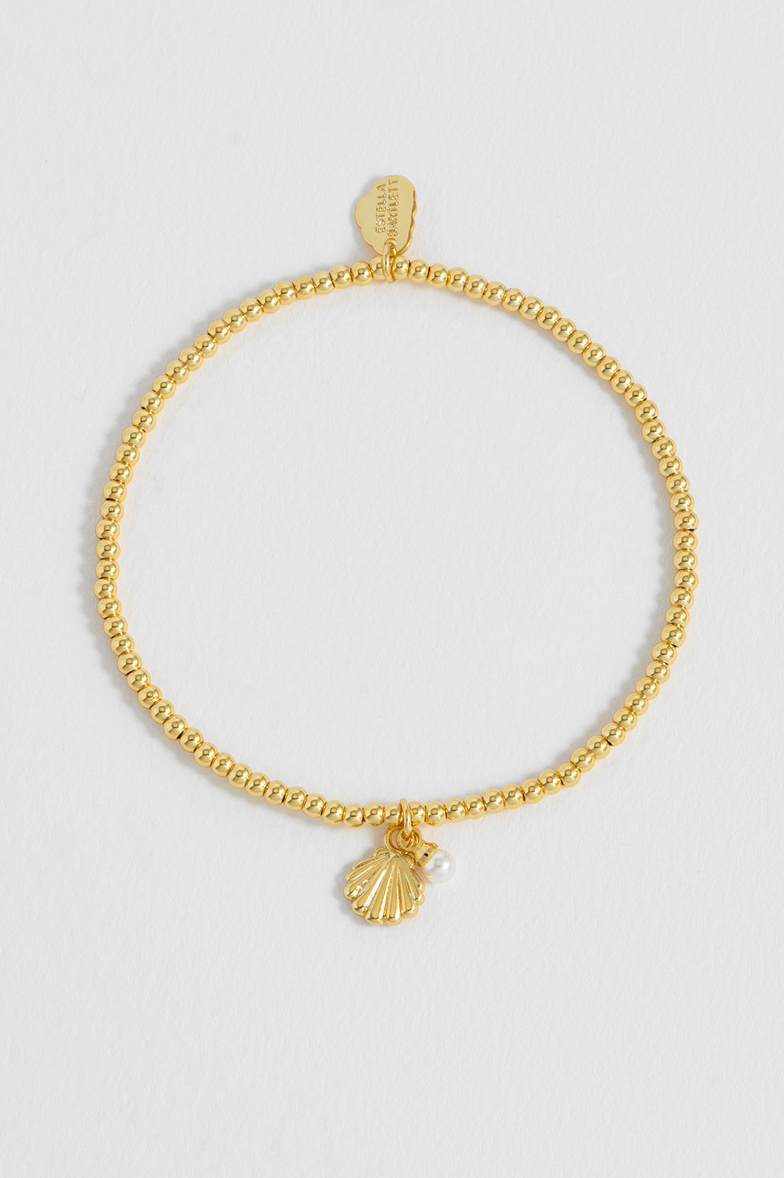 Gold-Plated Seashell and Pearl Sienna Bracelet