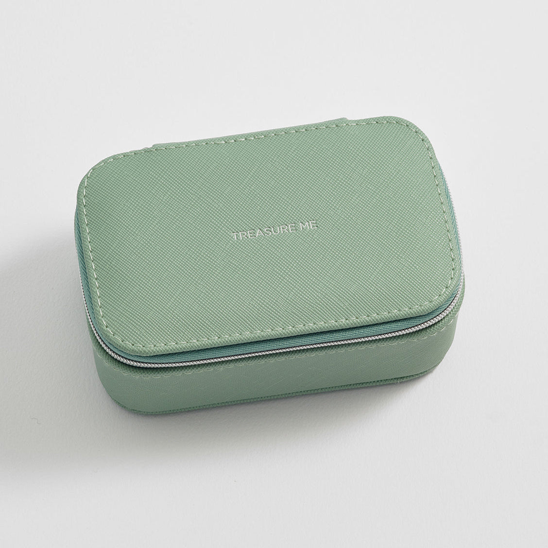 Mint Green Mini Jewellery Box with Message