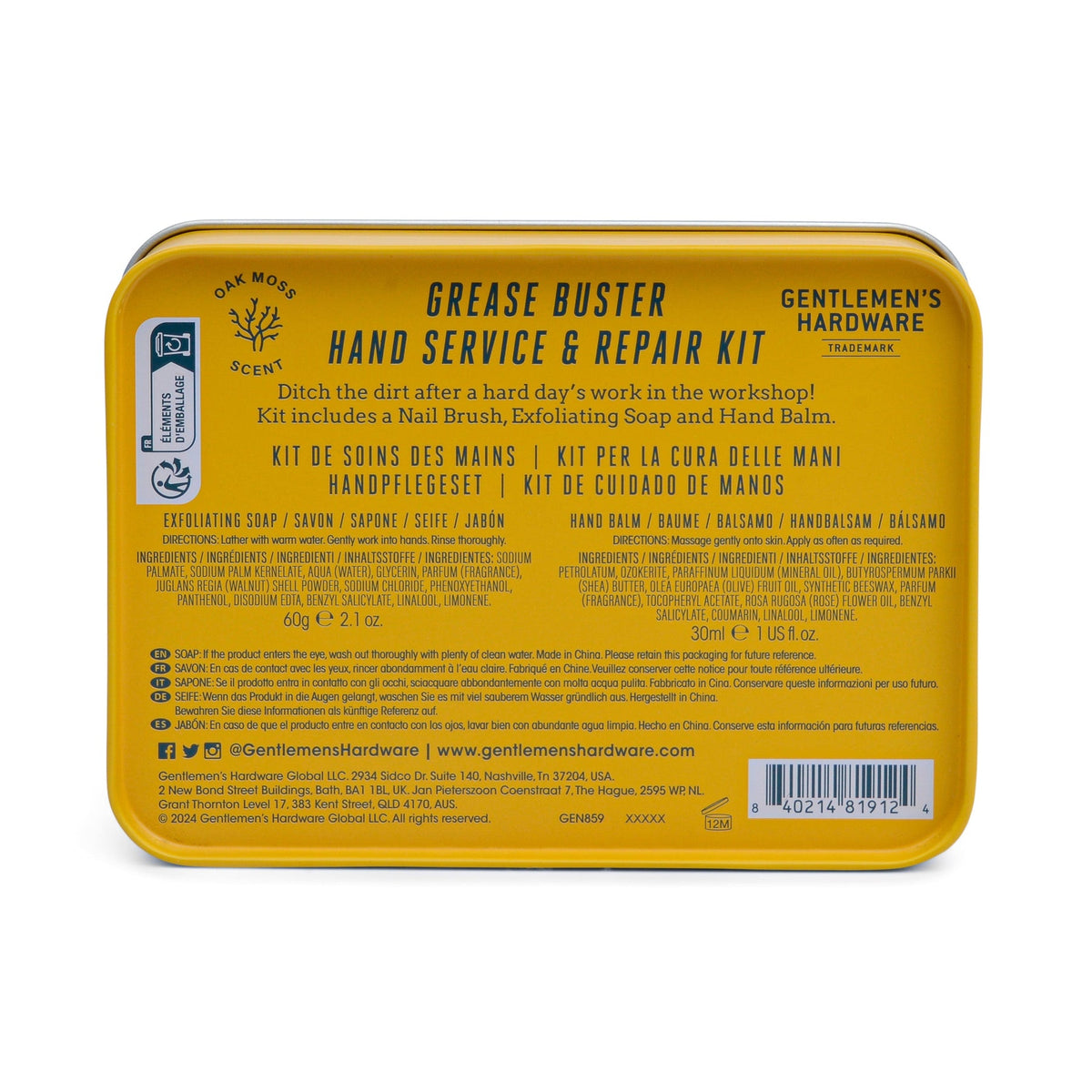 Grease Busters Hand Care Kit