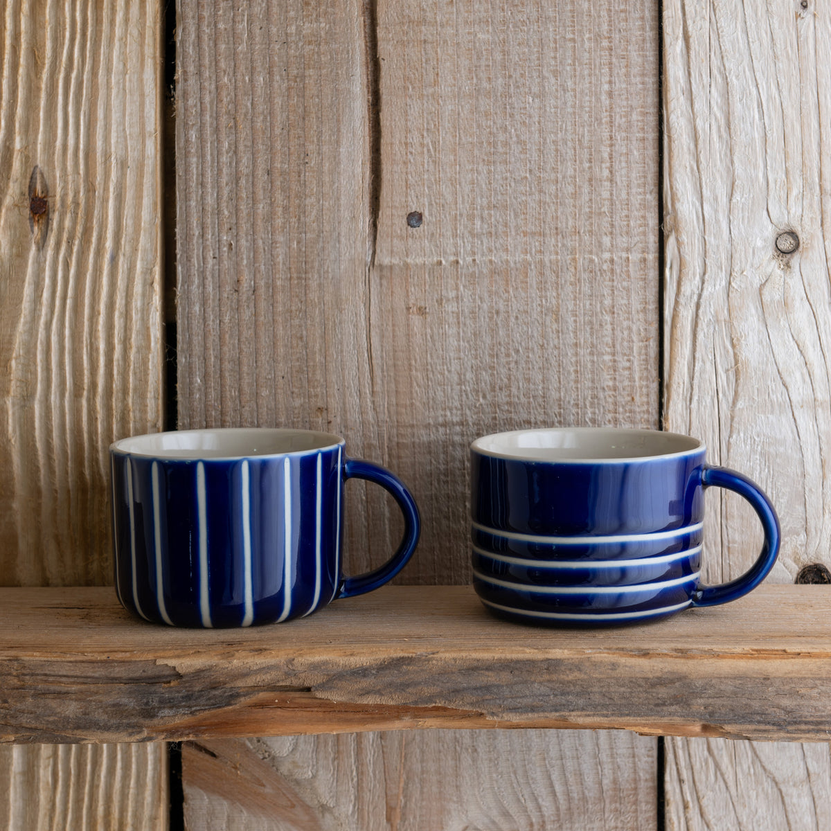 Vervain Indigo Blue Mug - Medium (Set of 2)