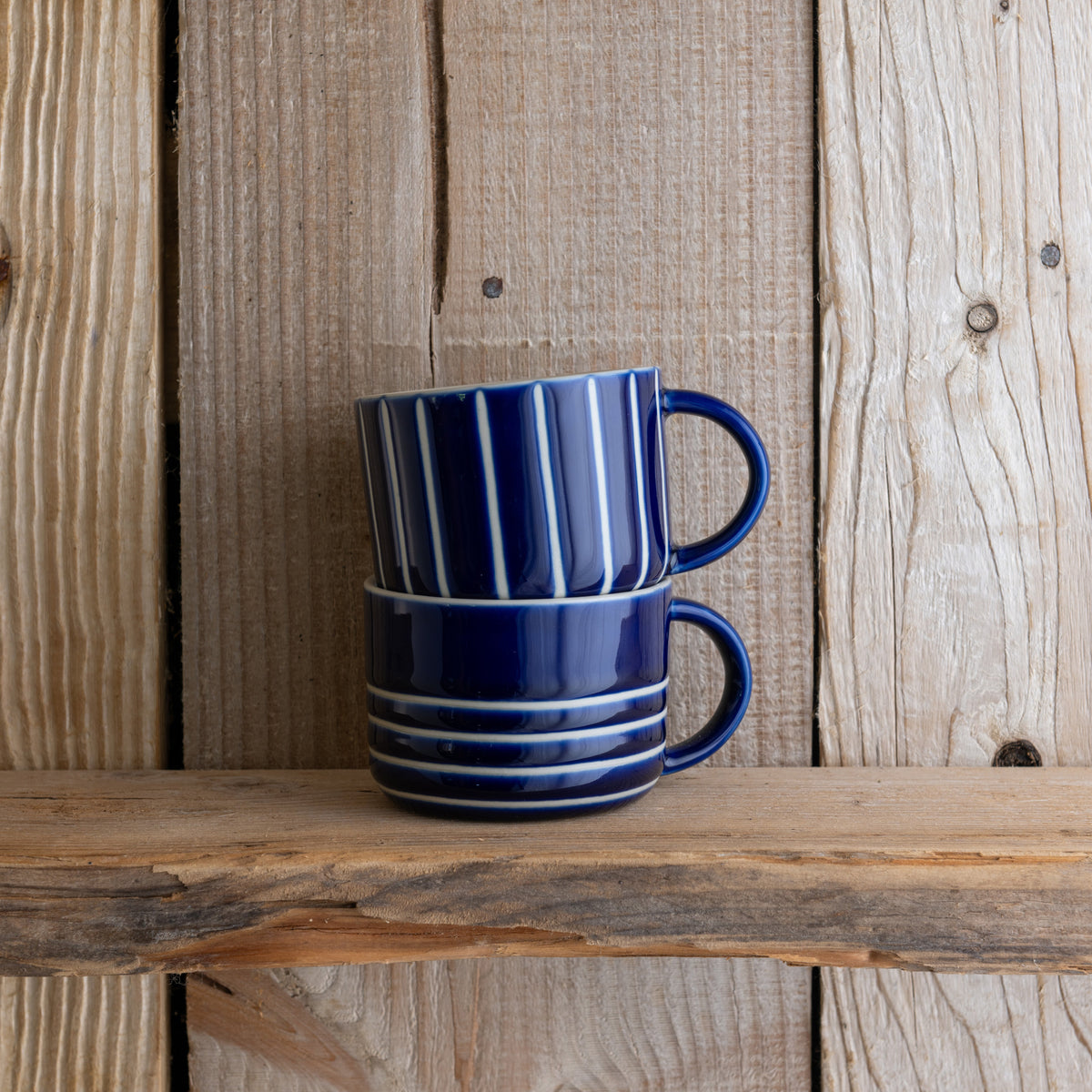 Vervain Indigo Blue Mug - Medium (Set of 2)