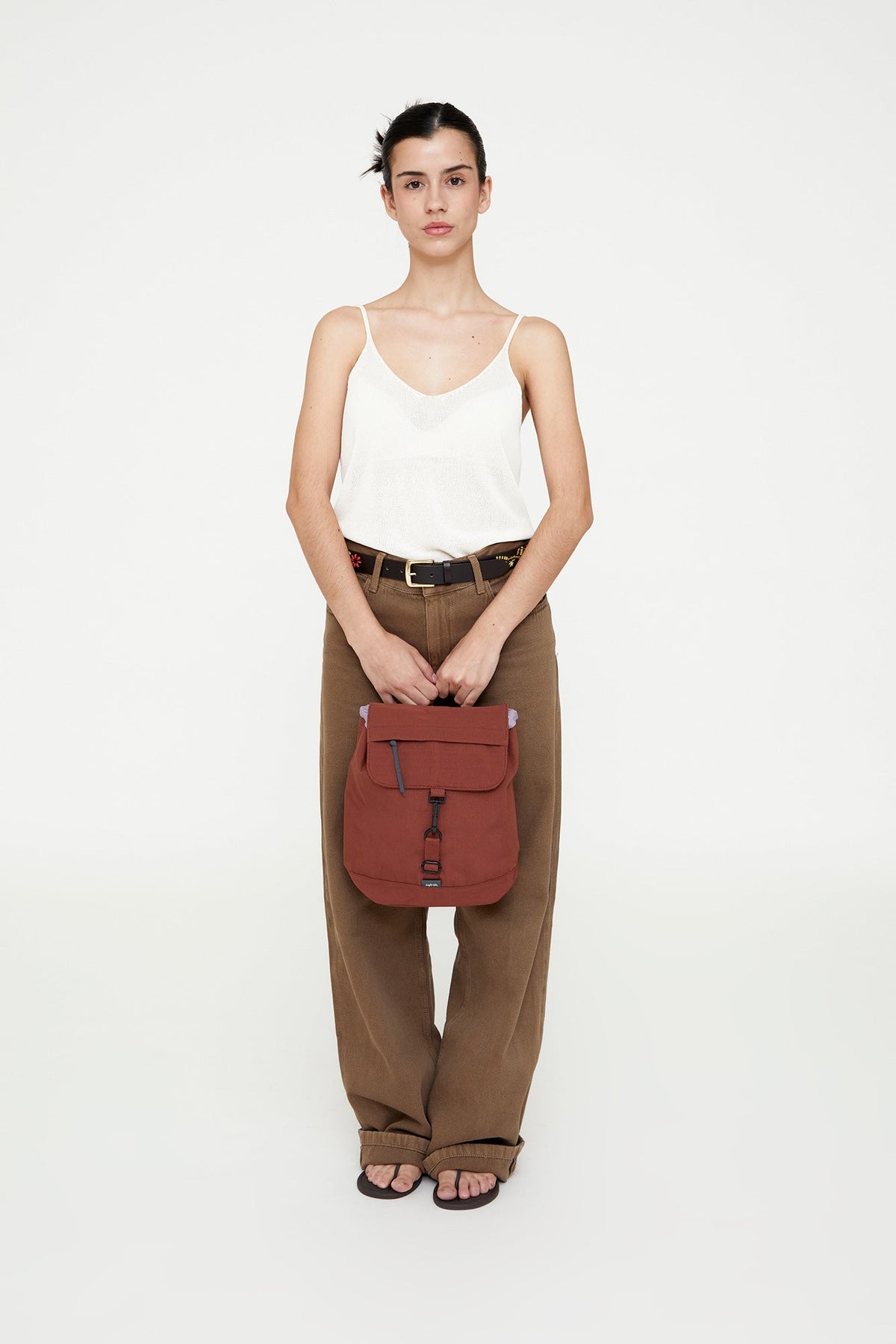 Kaut Mini Backpack in Bronze
