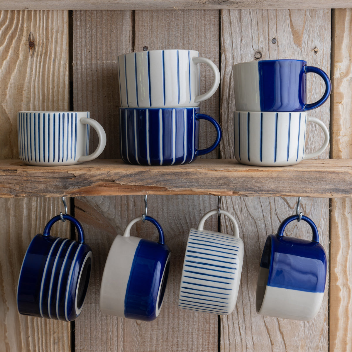 Rue Mug - Indigo Blue - Large Set of 2