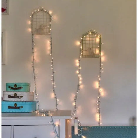 Baby Blue Pin Light with 200 Warm White LEDs