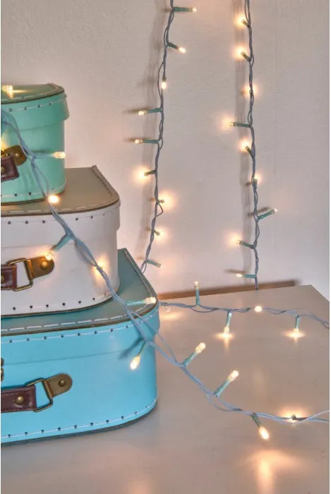 Baby Blue Pin Light with 200 Warm White LEDs