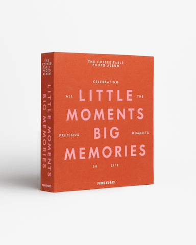 Little Moments Big Memories Photo Album - Orange