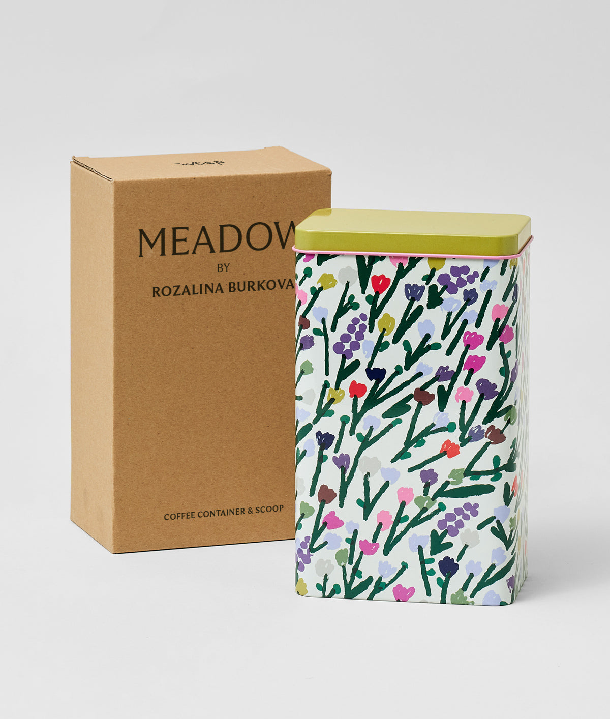 Meadow Coffee Tin with Scoop