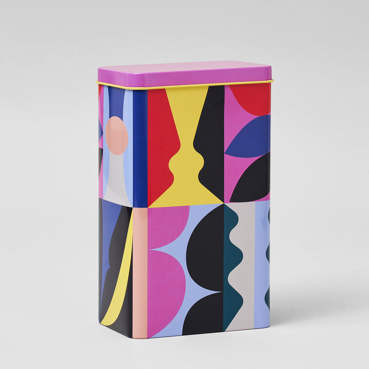 Aroma Coffee Tin with Cobalt Blue Scoop