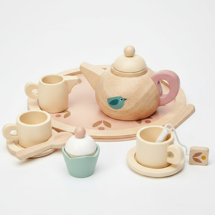 Birdie Wooden Tea Set for Children