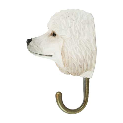 Handmade Poodle Wall Hook