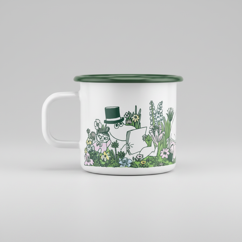 MOOMIN | Enamel Mug | 0.37L | In The Garden