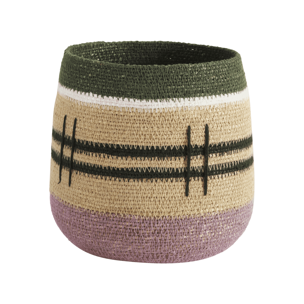 Basket - Natural Purple - 12 cm