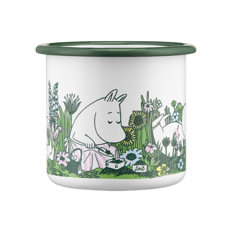 MOOMIN | Enamel Mug | 0.37L | In The Garden