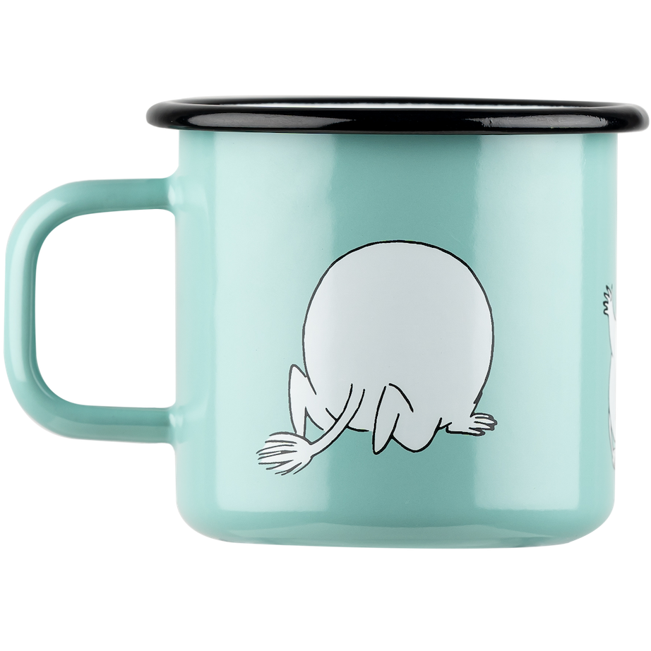 MOOMIN | Enamel Mug | Moomin, Mint | 0.37L