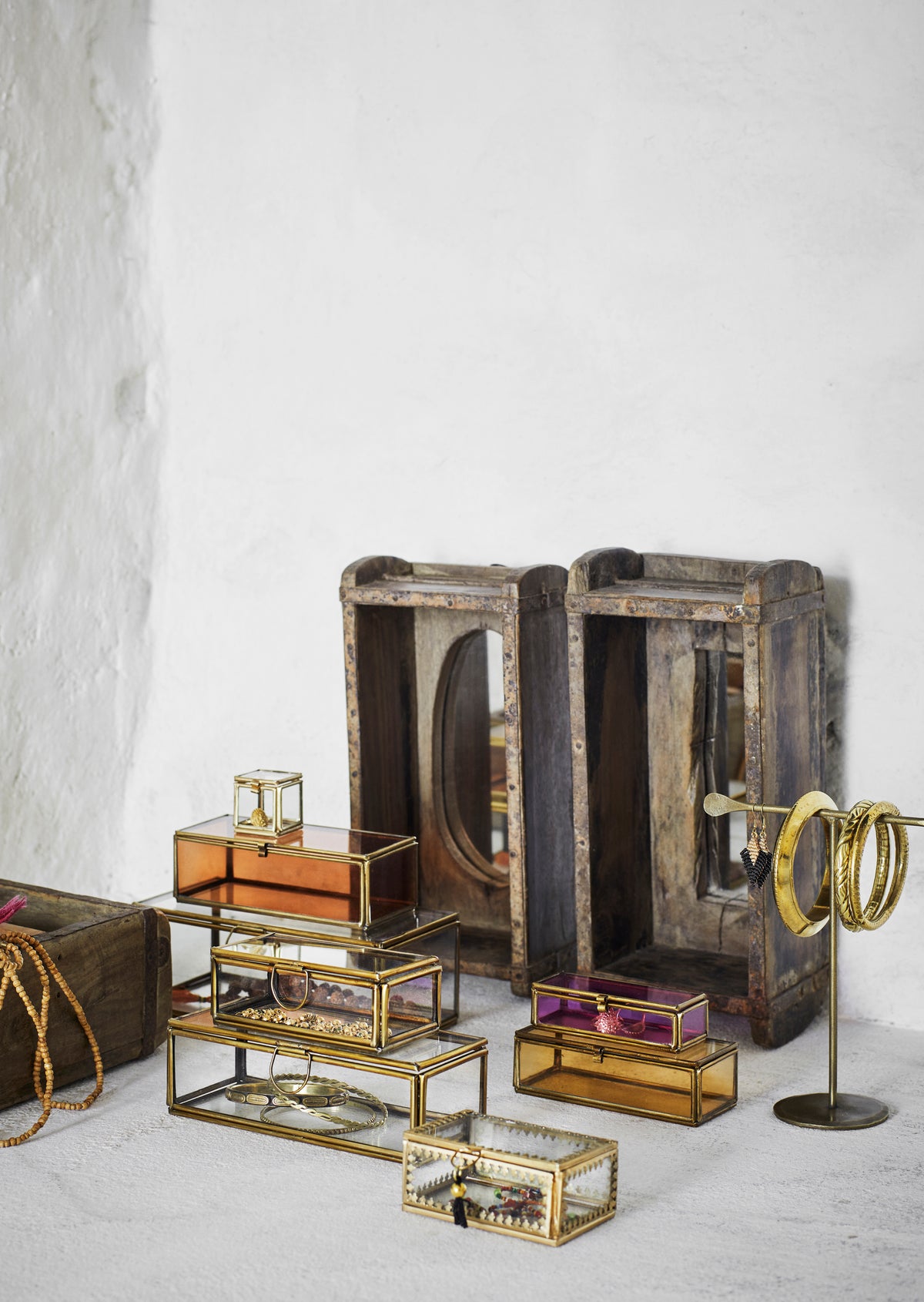 Hand-Forged Jewellery Stand in Rustic Finish