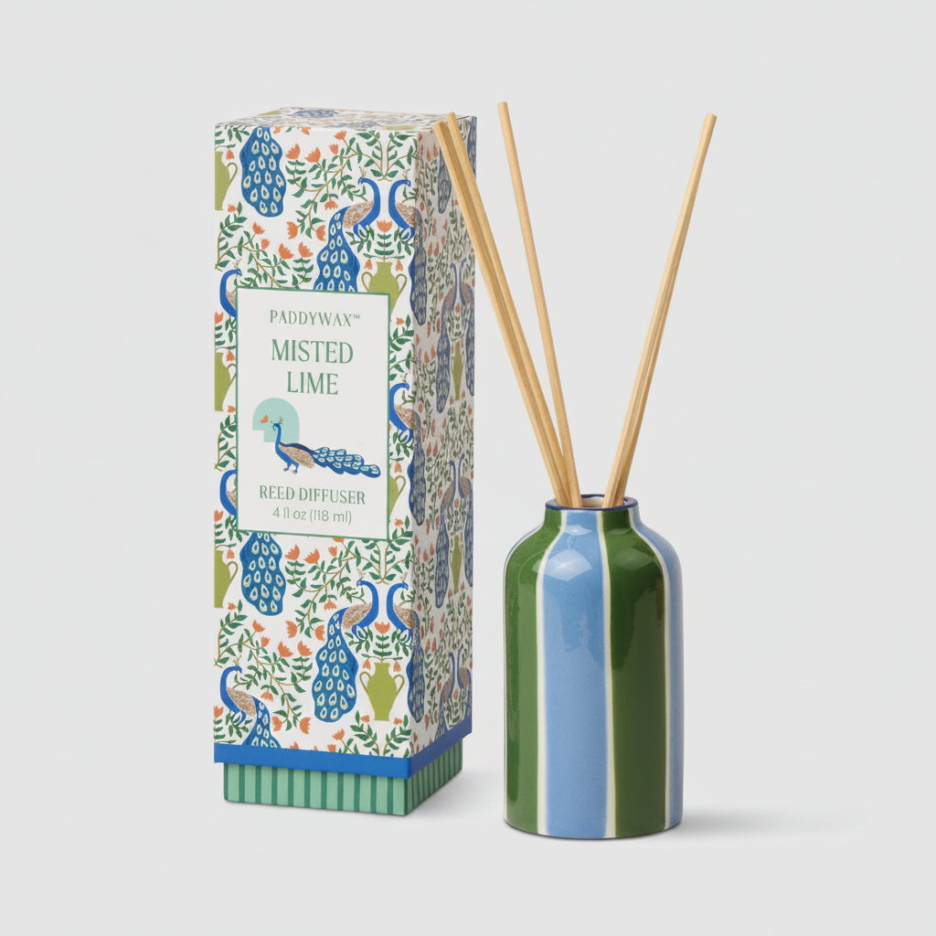Paddywax A Dopo Peacock Ceramic Diffuser - Misted Lime