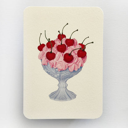 Strawberry Chantilly Cream Greeting Card | Birthday Card