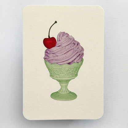 Lavender Chantilly Cream Greeting Card | Birthday Card