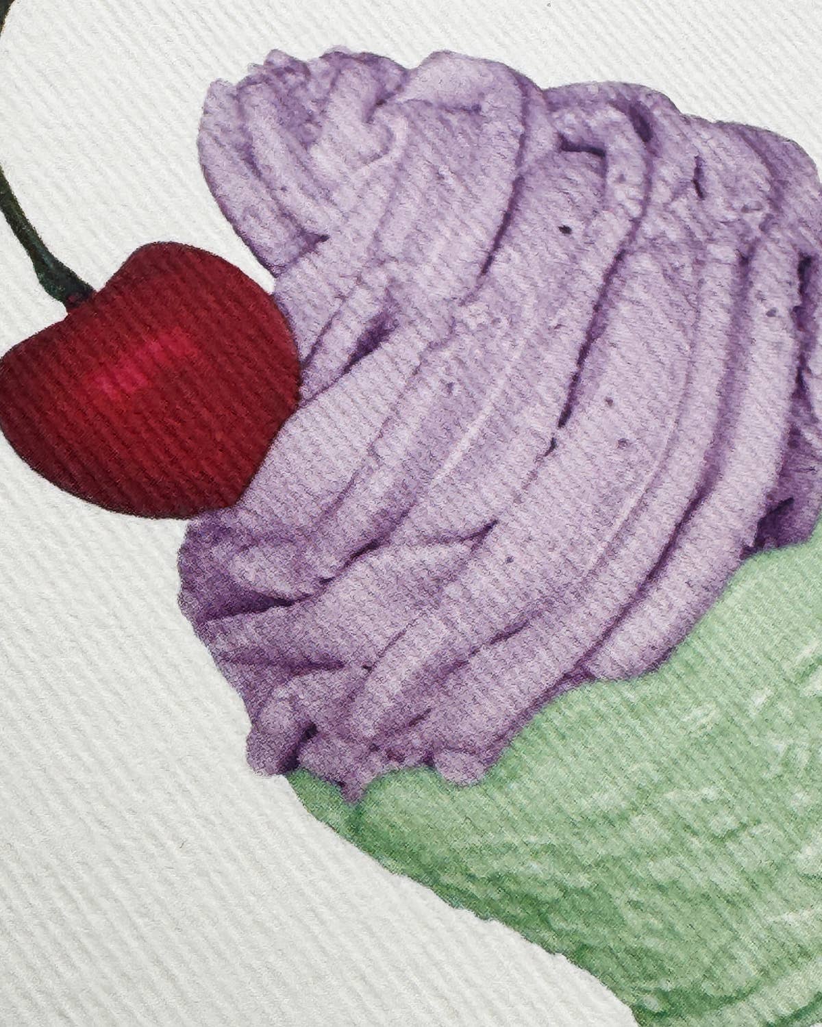 Lavender Chantilly Cream Greeting Card | Birthday Card