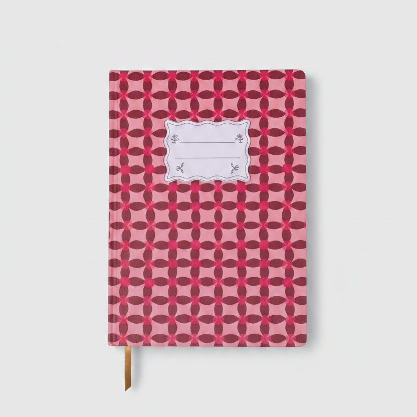 DesignWorks Ink Tulip Jumbo Journal - Pinwheel Pink