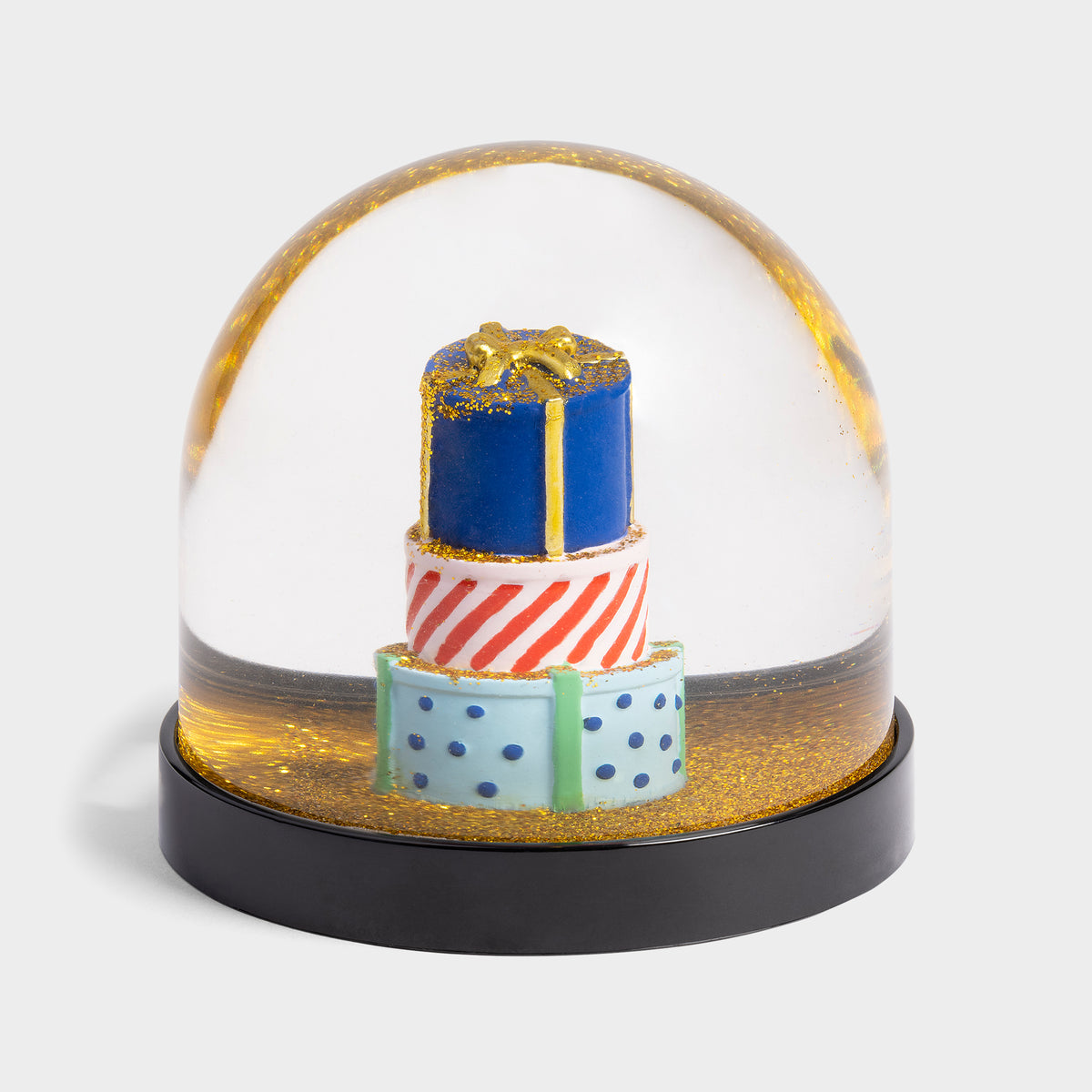 Stacked Presents Snow Globe