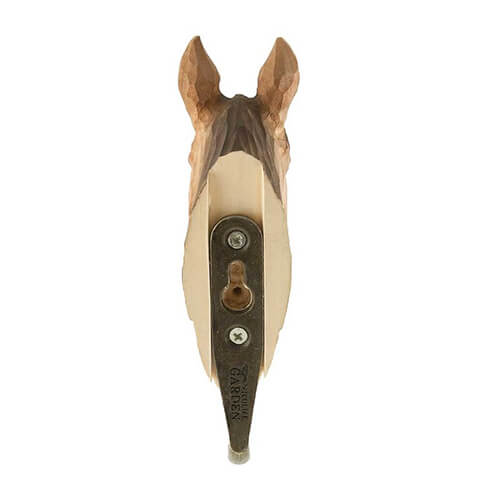 Hand-Carved Arabian Horse Wall Hook