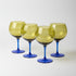 Charlie Copa Glasses - Set of Two - Olive & Cobalt