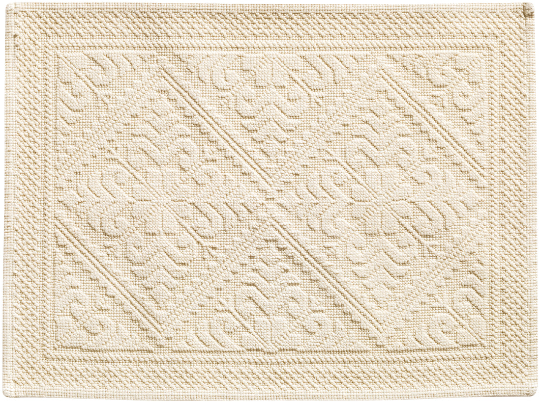 Enzo Cotton Bath Mat Craie- 54 x 64 cm