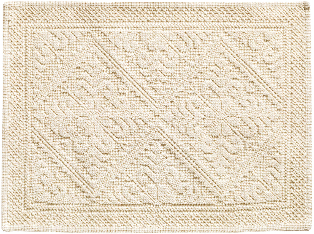 Enzo Cotton Bath Mat Craie- 54 x 64 cm