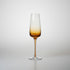 Amber Mouthblown Champagne Glass