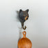 Handcrafted Black Bear Hook for Home Decor