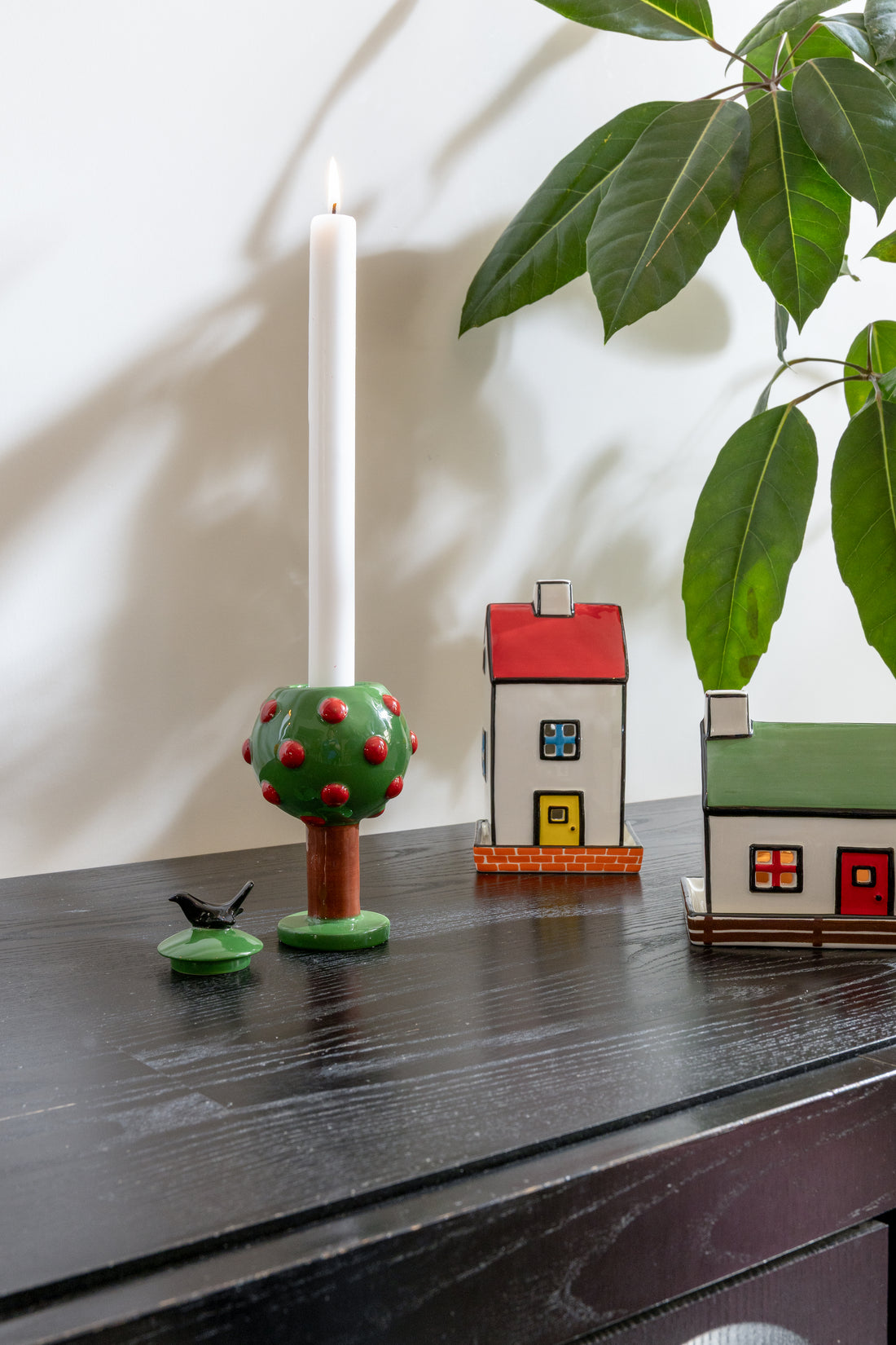 Candle Holder Hal Haines Apple Tree