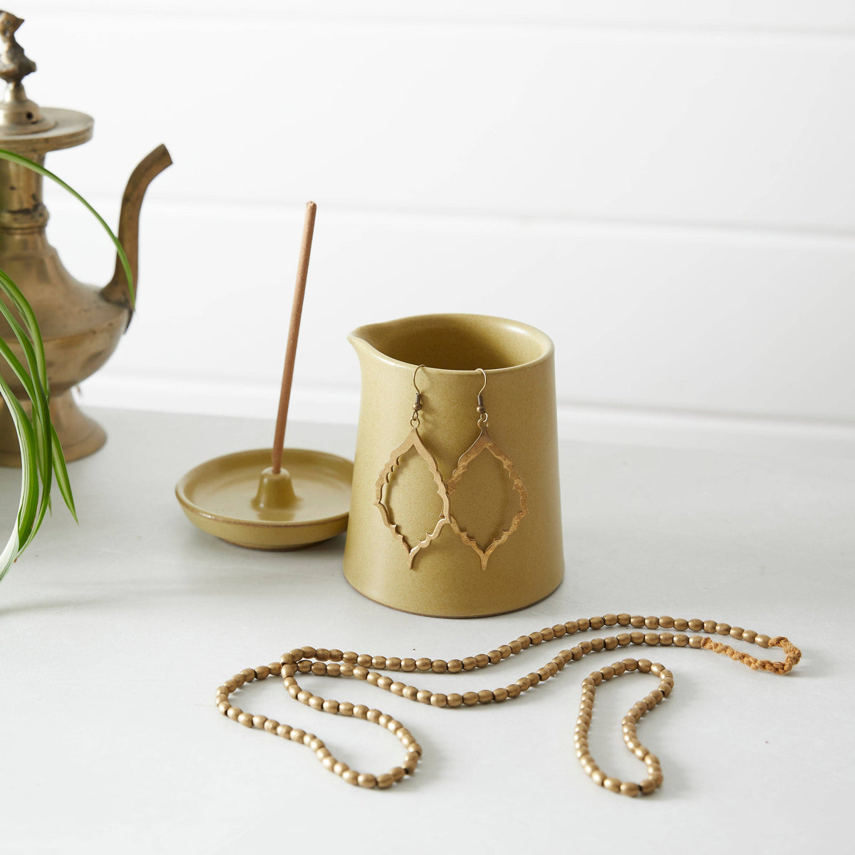 BHAVA Stoneware Conical Jug