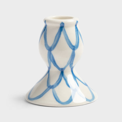 Blue Sirène Candle Holder