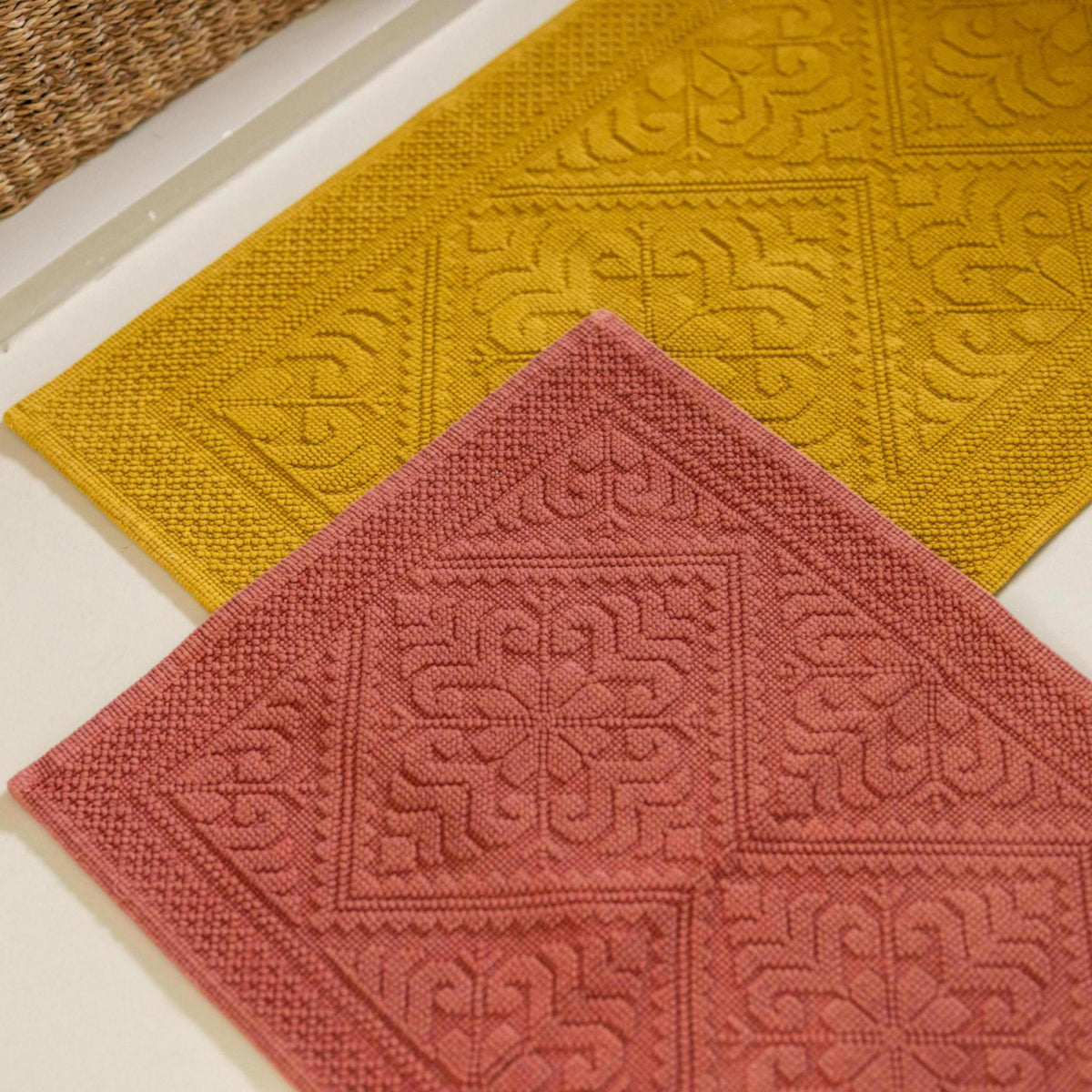 Enzo Bath Mat in Safran - 54 x 64 cm