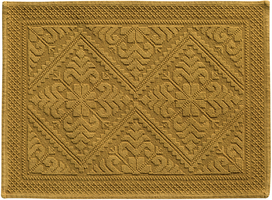 Enzo Bath Mat in Safran - 54 x 64 cm