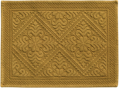 Enzo Bath Mat in Safran - 54 x 64 cm