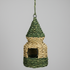 Handwoven Hanging Bird House in Seagrass