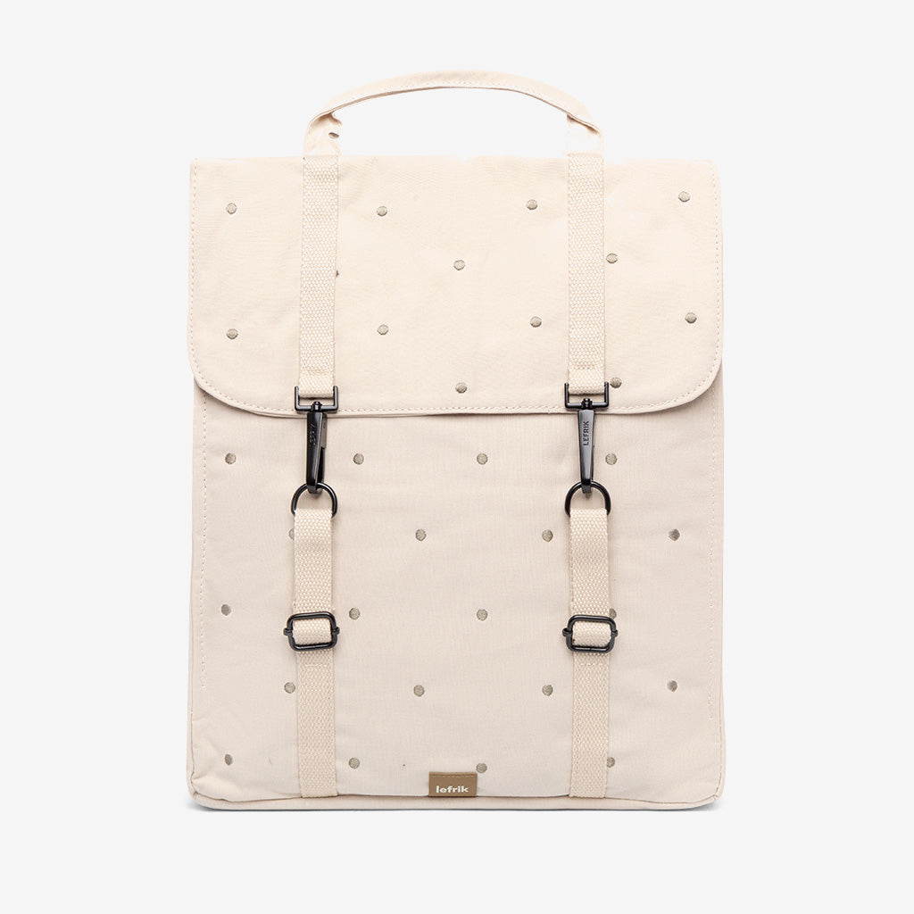 Ecru Dots Handy Backpack