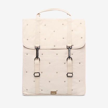 Ecru Dots Handy Backpack