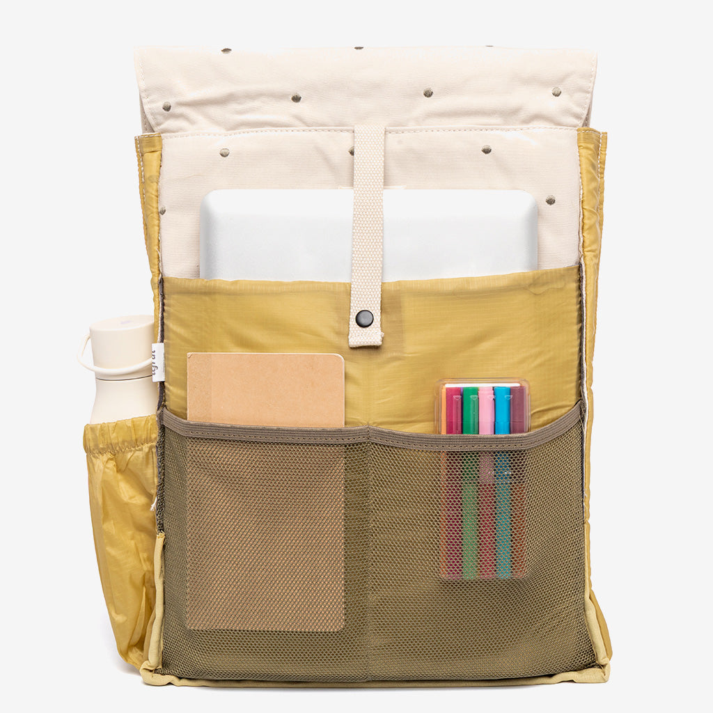 Ecru Dots Handy Backpack