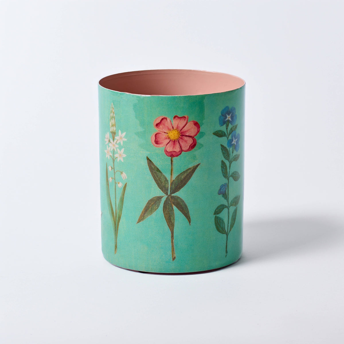 Scalloped Enamel Tray - Festival of Flowers