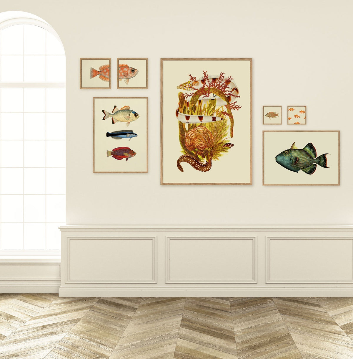 Colourful Fish Print by The Dybdahl