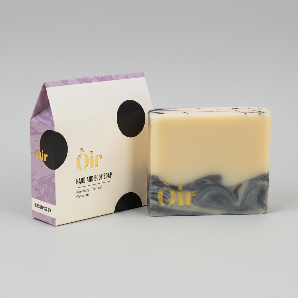 Rosemary, ho leaf, geranium hand and body soap